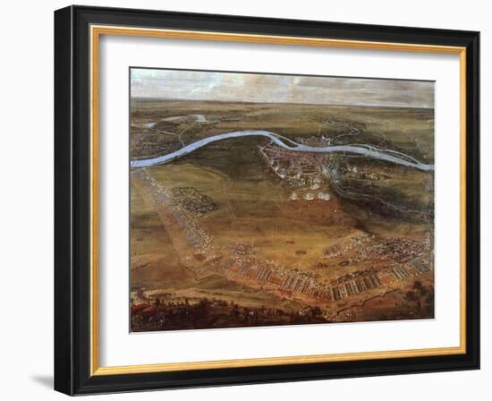 French Army Encampment at the Siege of Maastricht, 29 June 1673-Jean Paul-Framed Giclee Print
