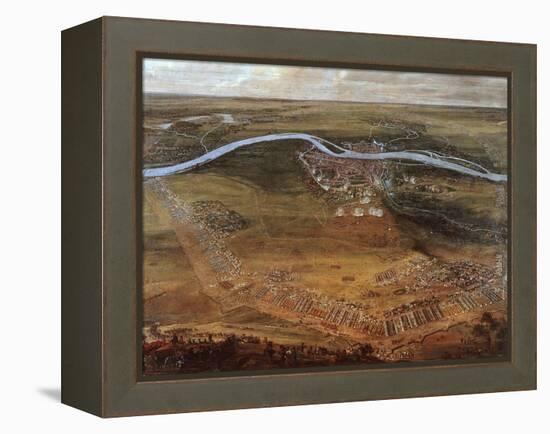 French Army Encampment at the Siege of Maastricht, 29 June 1673-Jean Paul-Framed Premier Image Canvas