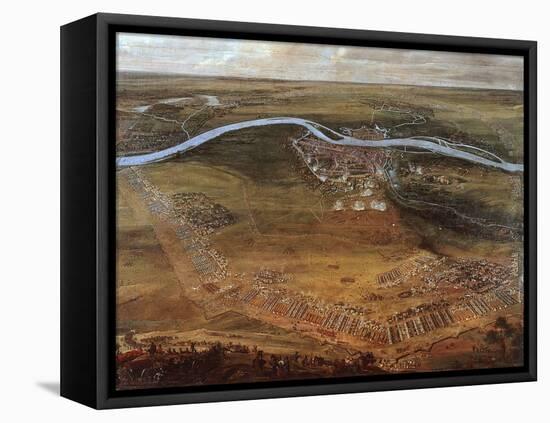 French Army Encampment at the Siege of Maastricht, 29 June 1673-Jean Paul-Framed Premier Image Canvas