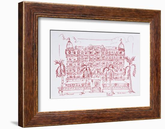 French Art Nouveau architecture of the Carlton Hotel, Cannes, France-Richard Lawrence-Framed Photographic Print