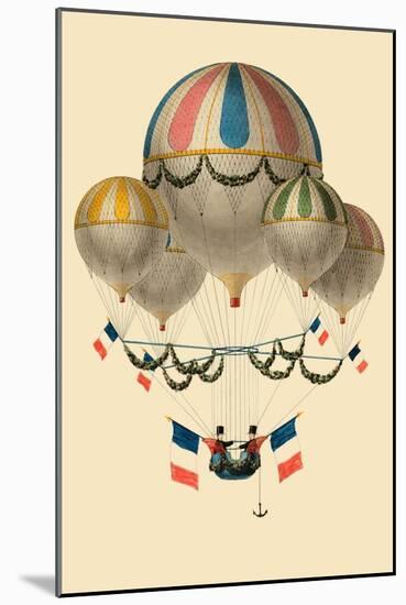 French Ballons-null-Mounted Art Print