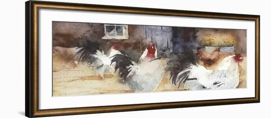 French Barn Yard-Kate Osborne-Framed Giclee Print