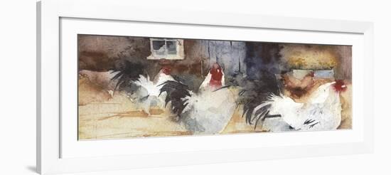 French Barn Yard-Kate Osborne-Framed Giclee Print