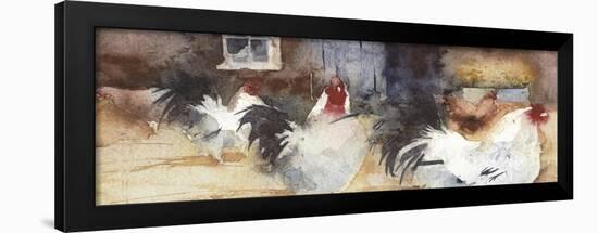 French Barn Yard-Kate Osborne-Framed Giclee Print