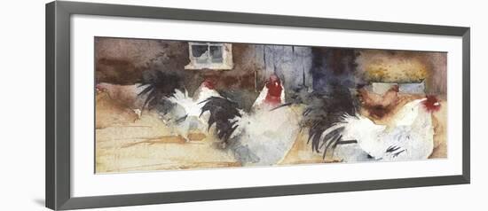 French Barn Yard-Kate Osborne-Framed Giclee Print