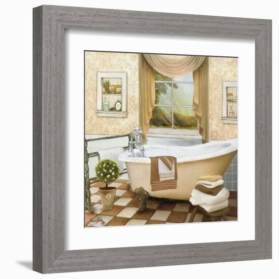 French Bath II-Elizabeth Medley-Framed Art Print