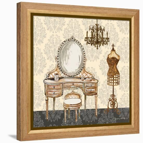 French Bath Motif I-Gregory Gorham-Framed Stretched Canvas