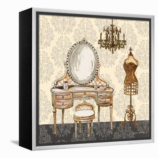 French Bath Motif I-Gregory Gorham-Framed Stretched Canvas