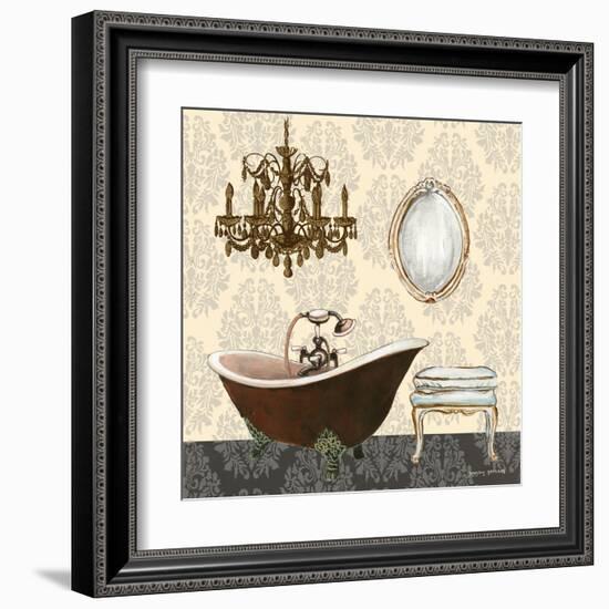 French Bath Motif II-Gregory Gorham-Framed Art Print