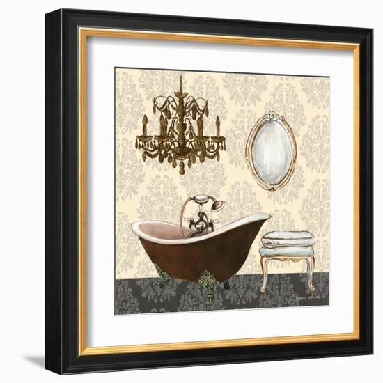 French Bath Motif II-Gregory Gorham-Framed Art Print