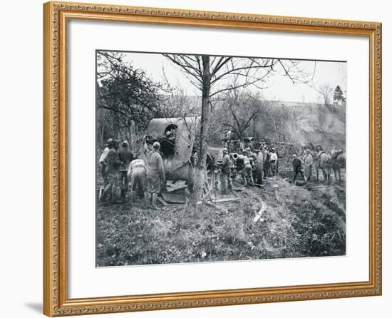 French Battery-null-Framed Giclee Print