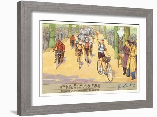 French Bicycle Race-null-Framed Art Print