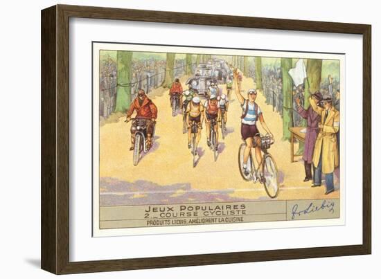 French Bicycle Race-null-Framed Art Print