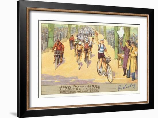 French Bicycle Race-null-Framed Art Print