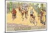 French Bicycle Race-null-Mounted Art Print