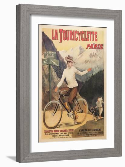 French Bicycle Race-null-Framed Art Print