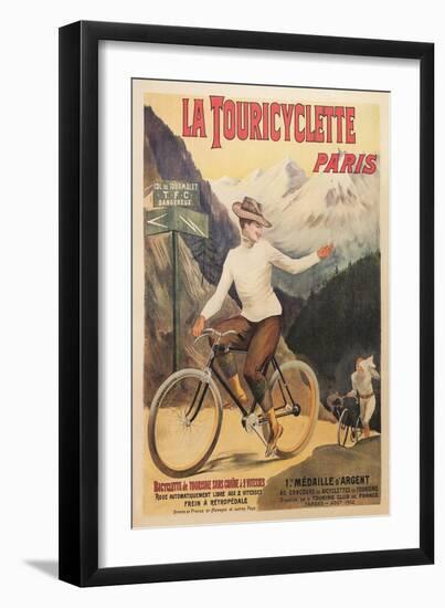 French Bicycle Race-null-Framed Art Print