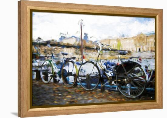 French Bicycles - In the Style of Oil Painting-Philippe Hugonnard-Framed Premier Image Canvas