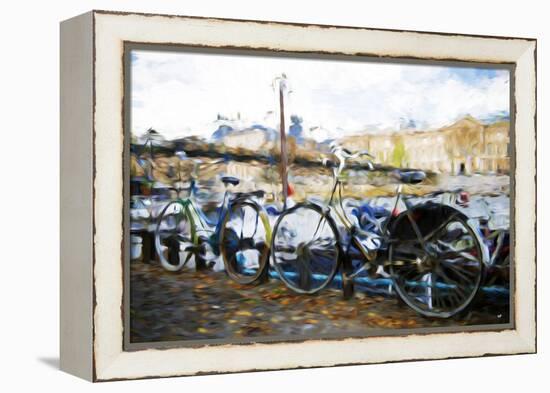 French Bicycles - In the Style of Oil Painting-Philippe Hugonnard-Framed Premier Image Canvas
