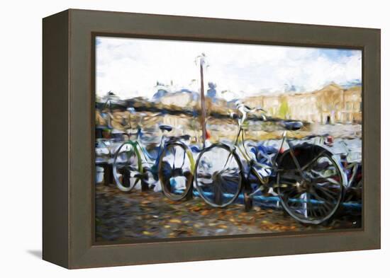 French Bicycles - In the Style of Oil Painting-Philippe Hugonnard-Framed Premier Image Canvas