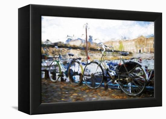 French Bicycles - In the Style of Oil Painting-Philippe Hugonnard-Framed Premier Image Canvas