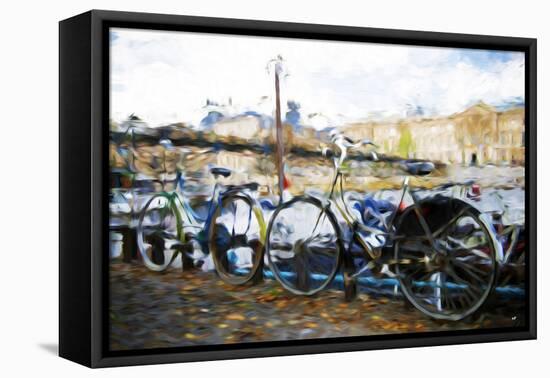 French Bicycles - In the Style of Oil Painting-Philippe Hugonnard-Framed Premier Image Canvas