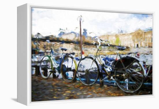 French Bicycles - In the Style of Oil Painting-Philippe Hugonnard-Framed Premier Image Canvas