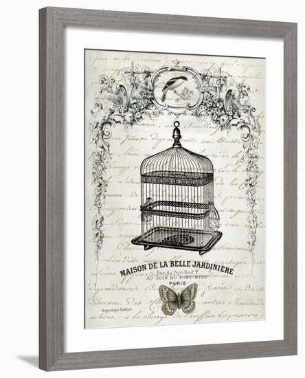 French Birdcage II-Gwendolyn Babbitt-Framed Art Print