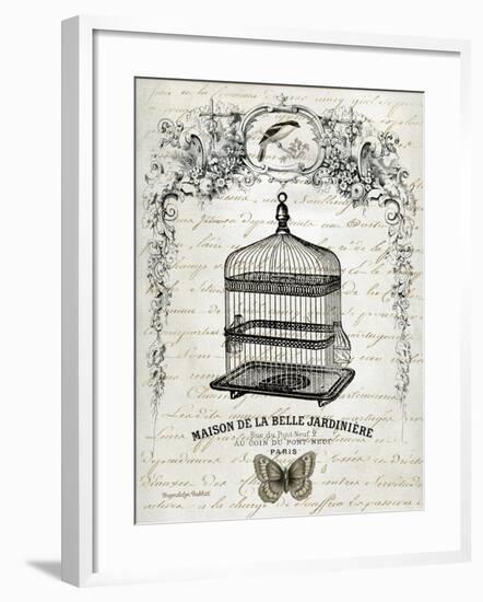 French Birdcage II-Gwendolyn Babbitt-Framed Art Print