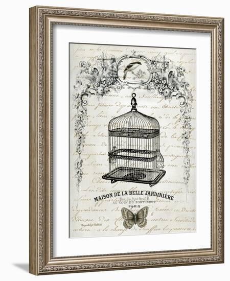 French Birdcage II-Gwendolyn Babbitt-Framed Art Print