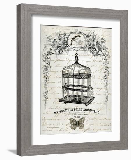 French Birdcage II-Gwendolyn Babbitt-Framed Art Print