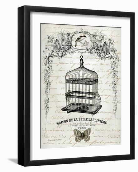 French Birdcage II-Gwendolyn Babbitt-Framed Art Print