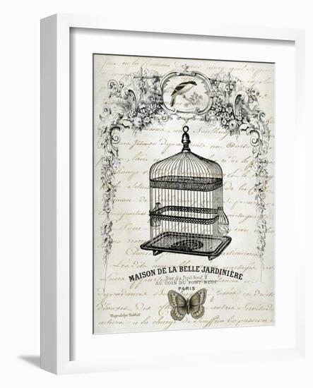 French Birdcage II-Gwendolyn Babbitt-Framed Art Print