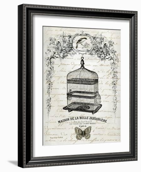 French Birdcage II-Gwendolyn Babbitt-Framed Art Print