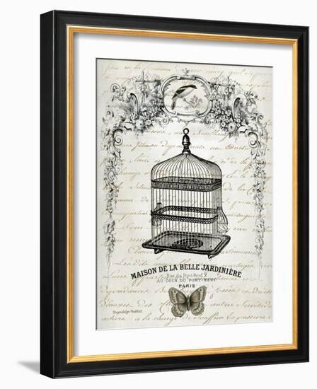 French Birdcage II-Gwendolyn Babbitt-Framed Art Print