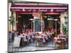 French Bistro Open For Lunch-George Oze-Mounted Photographic Print