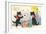 French Black Cats, Bonne Annee-null-Framed Art Print