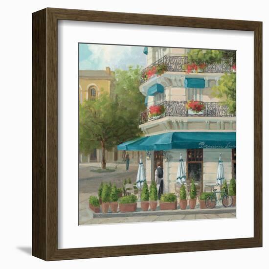 French Blue Café 2-Jill Schultz McGannon-Framed Art Print