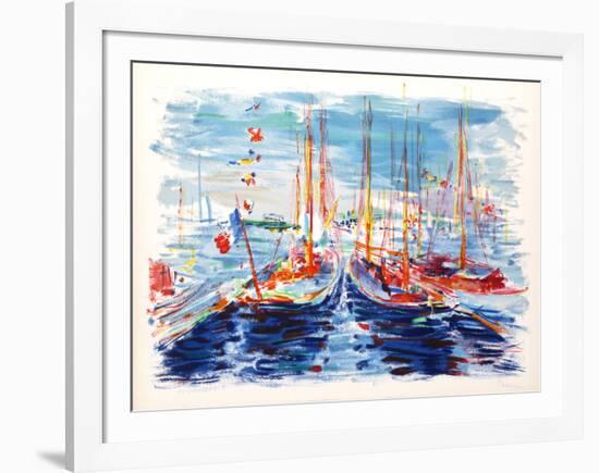 French Boats-Dimitrie Berea-Framed Limited Edition