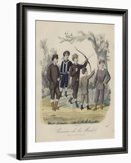 French Boys' Fashions-null-Framed Giclee Print