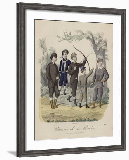 French Boys' Fashions-null-Framed Giclee Print