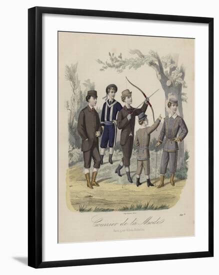 French Boys' Fashions-null-Framed Giclee Print