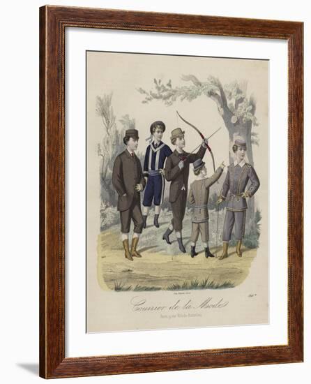 French Boys' Fashions-null-Framed Giclee Print