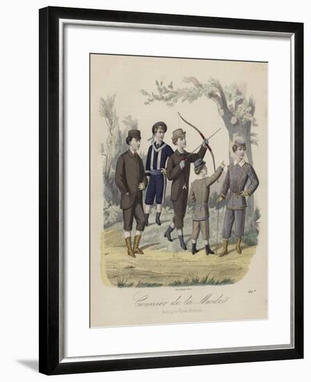 French Boys' Fashions-null-Framed Giclee Print