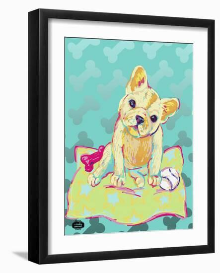 French Bull Pop-Natasha Wescoat-Framed Giclee Print