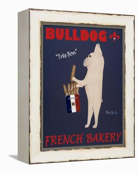 French Bulldog Bakery-Ken Bailey-Framed Premier Image Canvas