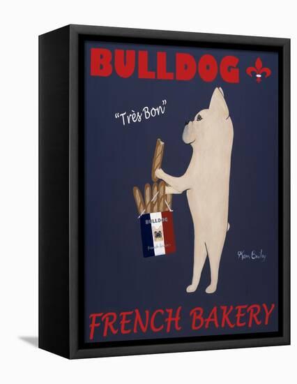 French Bulldog Bakery-Ken Bailey-Framed Premier Image Canvas