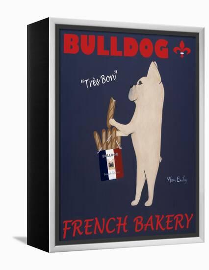 French Bulldog Bakery-Ken Bailey-Framed Premier Image Canvas