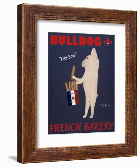 French Bulldog Bakery-Ken Bailey-Framed Giclee Print