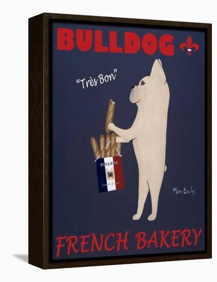 French Bulldog Bakery-Ken Bailey-Framed Premier Image Canvas